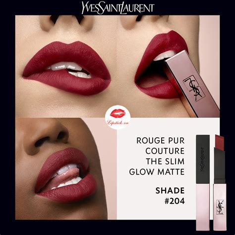 ysl slim glow matte 204|ysl matte glow.